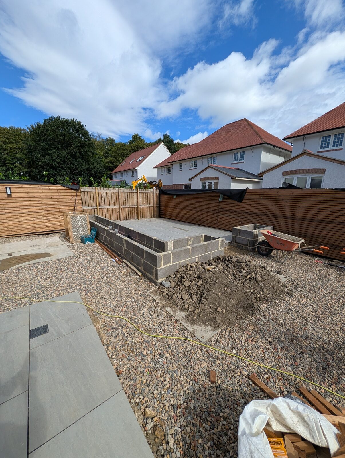 Main garden layout taking shape